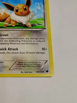 Eevee 89/116 Common Plasma Freeze Pokemon Card - Image 4