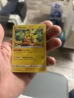 Pokemon Pikachu TCG Sword & Shield Lost Origin Card 052/196 - Image 1