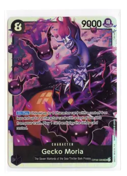 Gecko Moria OP06-086 SR One Piece Wings of the Captain Card - Image 1