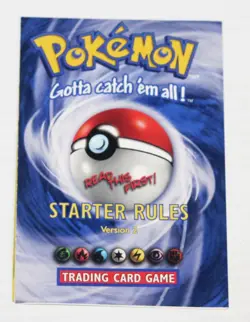 Pokemon Starter Rules Book Version 2 - 1999 Original TCG Card Game WOTC Base Set - Image 1