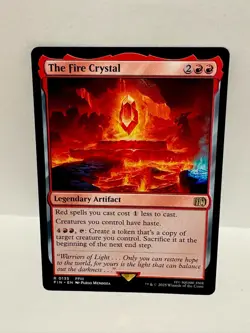 The Fire Crystal Final Fantasy Regular Near Mint Magic The Gathering - Image 1