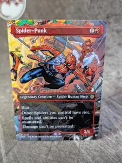 MTG, Spider-Punk (#207), Marvel's Spider-Man, Non-Foil, NM Borderless Rare - Image 1