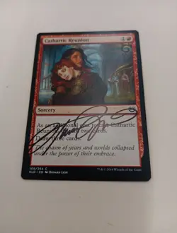 Cathartic Reunion Signed by Howard Lyon Magic the Gathering - Image 1