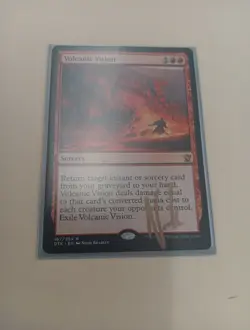 Volcanic Vision Signed by Noah Bradley Magic the Gathering - Image 1