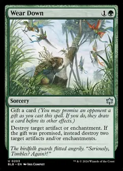 4 x Wear Down - Foil - Bloomburrow - NM-Mint - MTG - Image 1
