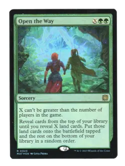 MTG - Open the Way - Foil - MOM: The Aftermath - NM - Image 1