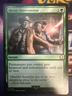 MTG Heroic Intervention [Fallout] Near Mint Magic - Image 1