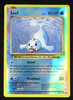 XY - Evolutions Seel #28/108 REVERSE HOLO POKEMON Common - Image 1