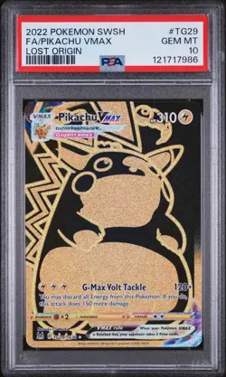 Sequential PSA 10 Pikachu VMAX & Mew VMAX TG29/TG30 Lost Origin Pokemon Cards - Image 3