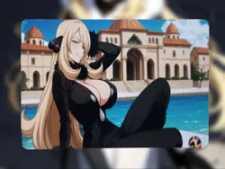 Cynthia Pokemon Anime Waifu Sexy Goddess Doujin Lewd Hentai Card - Image 1