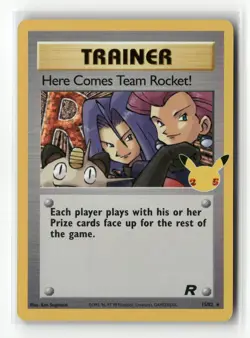 Pokemon Here Comes Team Rocket! Celebrations: Classic Collection 15/82 Holo NM - Image 1