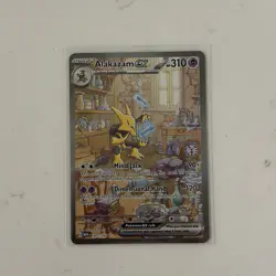 Pokemon Alakazam EX TCG Card 201/165 SV Scarlet & Violet 151 NM Condition - Image 1