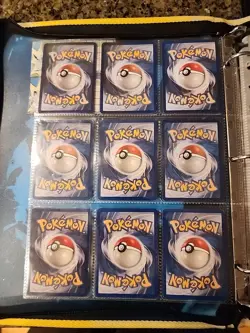 Pokemon Collection Binder Vintage Lot of Cards Holos Rares WoTC E-Reader Etc - Image 2