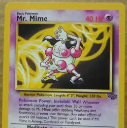 Mr. Mime 22/64 Rare Non-Holo Jungle Set Pokemon Card MP - Image 2