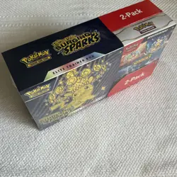 Pokemon Surging Sparks ETB + Booster Bundle Costco 2 Pack Factory Sealed - Image 4