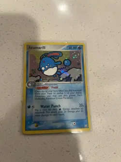 Pokemon TCG Azumarill Holo Rare 1/109 Team Rockets Return 2004 - Image 1
