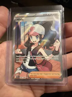 Hilda 164/086 Full Art Ultra Rare White Flare Pokemon TCG Trainer Card NM 2 - Image 1