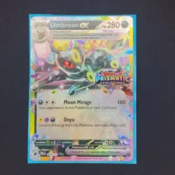 Umbreon Ex Stamped Pokemon Prismatic Evolutions Promo Surprise Box 60/131 - Image 1
