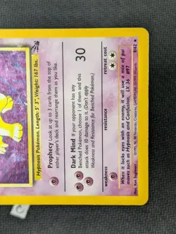Hypno 8/62 - Fossil Unlimited Holo Rare WOTC Pokemon TCG MP - Image 5
