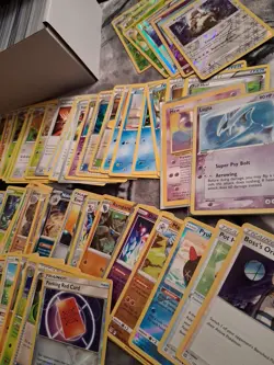 Pokemon TCG 450+ Bulk Card Lot - Vintage, C/UC, Rare, Holos, EX,etc. 1999-24 -17 - Image 1