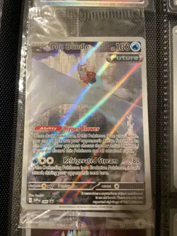Pokemon IronBundle SVP 066 Paradox Rift ETB Holo Black Star Promo Sealed - Image 1