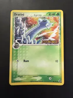 Pokemon Ex Dragon Frontiers Dratini Stamped Reverse Foil 46/101 Near Mint - Image 1