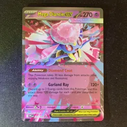 2025 Pokemon Mega Diancie Ex 041/094 Holo- Mega Battle Deck English - Image 1
