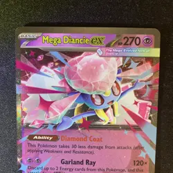 2025 Pokemon Mega Diancie Ex 041/094 Holo- Mega Battle Deck English - Image 4
