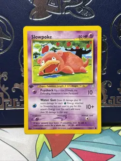 Pokemon - Slowpoke - Neo Genesis 73/111 1st Edition - Common - NM - Image 1