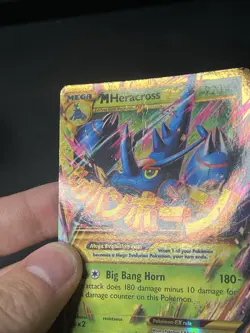 Pokemon M Heracross ex 112/111 - XY Furious Fists - Secret Rare - Image 3