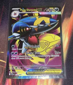 Pokemon TCG Mega Sharpedo ex Full Art 113/094 Phantasmal Flames NM - Image 1
