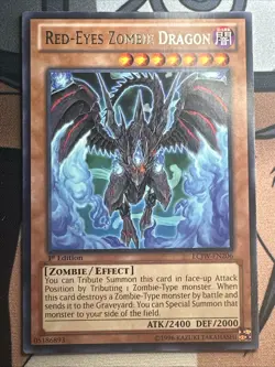 Red-Eyes Zombie Dragon - NM - LCJW-EN206 - Rare - 1st Edition - Yu-Gi-Oh! TCG - Image 1
