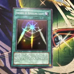 Yugioh! Swords of Revealing Light LOB-A101 Asian Super Rare 1st Edition VLP/NM - Image 1
