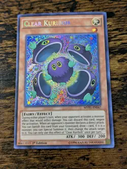 YU-GI-OH CLEAR KURIBOH MVP1-ENS47 SECRET RARE NM - Image 1