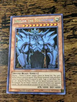 YU-GI-OH CT13-EN002 OBELISK THE TORMENTOR SECRET RARE LP - Image 1