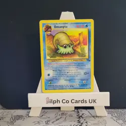 Omanyte 52/62 Fossil Set Pokemon Card WOTC - Image 1