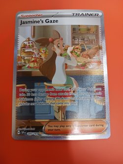 Pokemon, Surging Sparks, Alt Full Art Trainer, Jasmine's Gaze, #245 - NM/M - Image 1