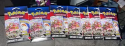 Pokemon TCG Sealed Pack w/ Foil Card MJ Holding Company 2024 Lot Of 7 - Image 1
