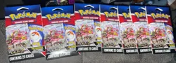 Pokemon TCG Sealed Pack w/ Foil Card MJ Holding Company 2024 Lot Of 7 - Image 2