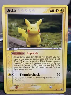 Pokemon TCG Ditto EX Delta Species Card 63/113 Regular Common - Image 1