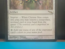 MTG Chrome Mox - Mirrodin - LP Lightly Played Magic the Gathering Artifact Card - Image 3