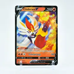 Cinderace V - SWSH015 Black Star Promo Ultra Rare Pokemon - NM/MINT - Image 1