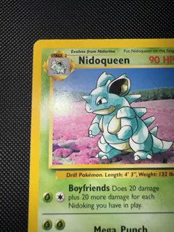 Pokemon TCG Nidoqueen Jungle Non-Holo Card 23/64 Unlimited Rare, LP Condition - Image 2
