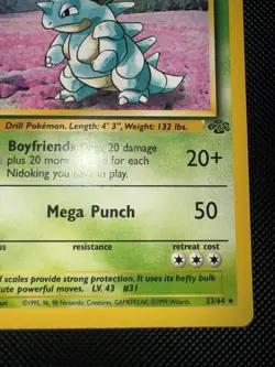 Pokemon TCG Nidoqueen Jungle Non-Holo Card 23/64 Unlimited Rare, LP Condition - Image 4