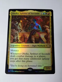 Obeka, Splitter of Seconds Prerelease Cards Foil - Image 1