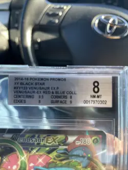 Venusaur EX XY123 XY Promos Holo Graded BGS 8 Near Mint Pokemon TCG Card 2016 - Image 2