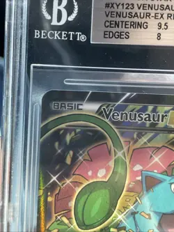 Venusaur EX XY123 XY Promos Holo Graded BGS 8 Near Mint Pokemon TCG Card 2016 - Image 3