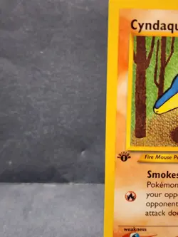 Pokemon Neo Destiny 1st Edition Cyndaquil Card 61/105 LP - Image 5