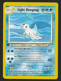 Pokemon card - Light Dewgong 45/105 1st Edition Neo Destiny Wotc - Image 1