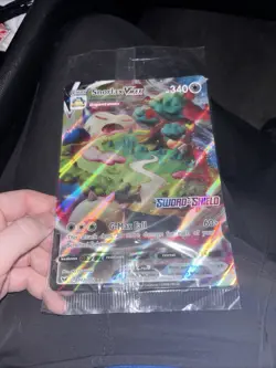 Snorlax VMAX JUMBO Card 142/202 Stamped Gamestop Promo Pokemon Sword & Shield - Image 1